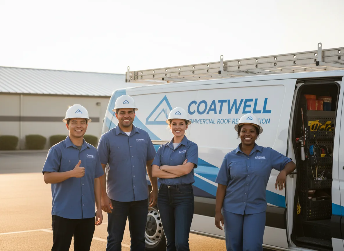 Commercial roof coating company in Kingston, MA